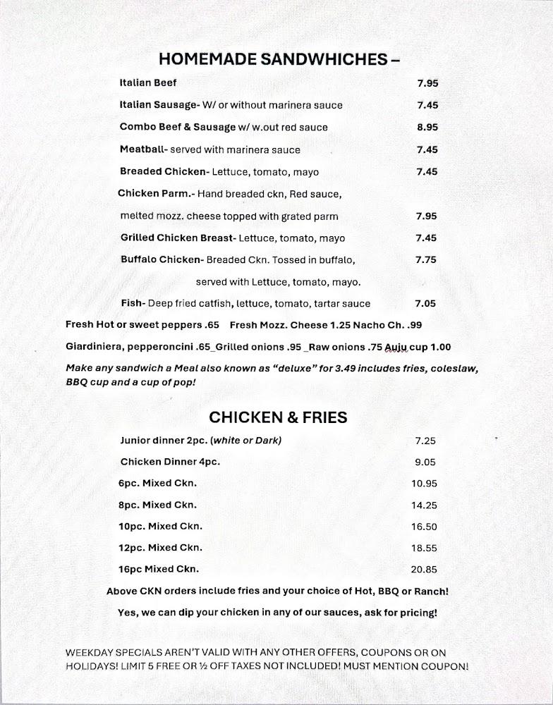 Isabella's Pizza of Whiting Menu image 3